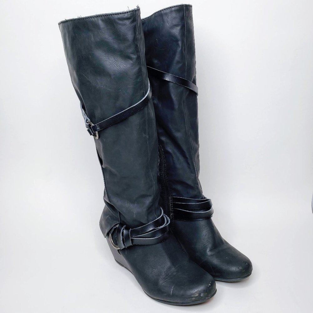 Blowfish Black Heeled Boots